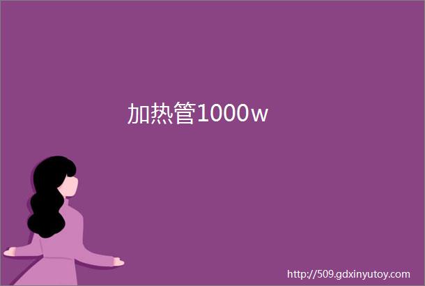 加热管1000w