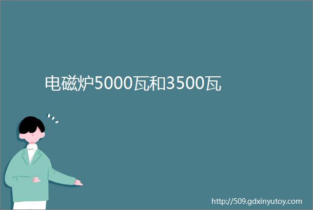 电磁炉5000瓦和3500瓦